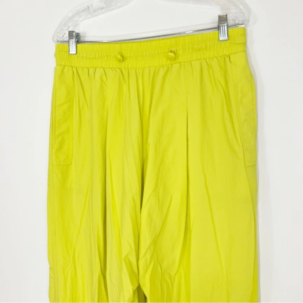 Daily Practice for Anthropologie Wide Leg Pants Neon Yellow Size Medium - Picture 4 of 12